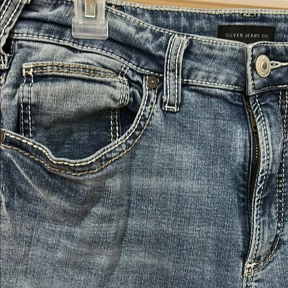 Silver Jeans Blue Straight Denim - Picture 2 of 8